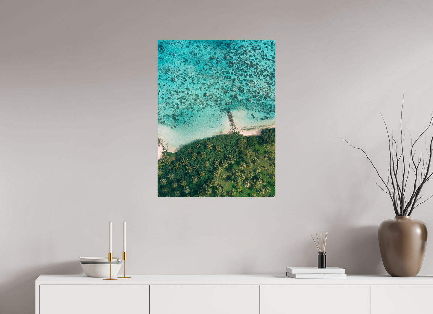 Vue sur lagon